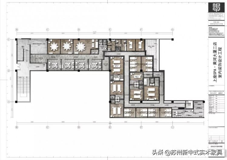 南京SPA养生馆的装修设计，极简主义的新中式风格营造出不同的感觉